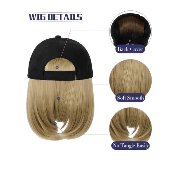 Ash Blonde with Highlights Wig - Picture 3 of 4